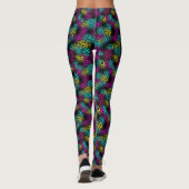 Multikleurig dierprintpatroon leggings (Achterkant)