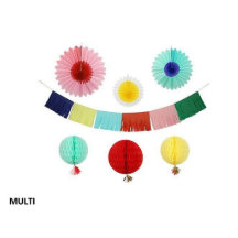 Multikleurige feestelijke Garland Party Kit