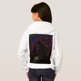 Multikleurige Gekkengeest Pullover Hoodie