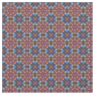 Multıkleurige Geo Rainbow Check Effect Pattern Stof