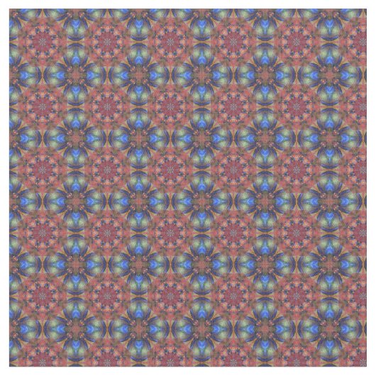 Multıkleurige Geo Rainbow Check Effect Pattern Stof (Close Up)
