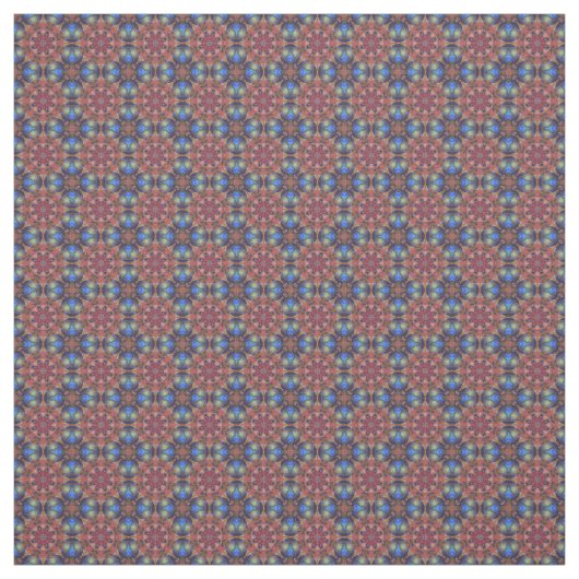 Multıkleurige Geo Rainbow Check Effect Pattern Stof (Swatch)