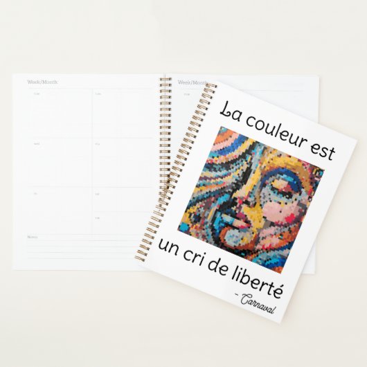 Multikleurige gepixeliseerde explosie – Kleur is e Planner (Display)