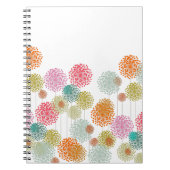 Multikleurige Springtime-fluffies spirale laptop Notitieboek (Voorkant)