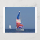 Multikleurige stekker briefkaart (Voorkant)