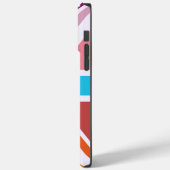 Multikleurige Union Jack/Vlag Ontwerp Case-Mate iPhone Case (Achterkant / Links)
