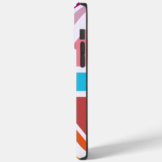 Multikleurige Union Jack/Vlag Ontwerp Case-Mate iPhone Case (Achterkant / Links)
