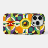 Multikleurige vorm 1 iPhone hoesje (Achterkant horizontaal)