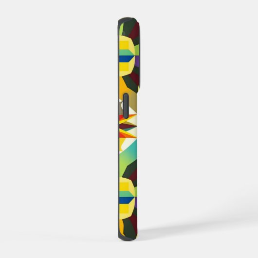Multikleurige vorm 1 iPhone hoesje (Rechterkant)