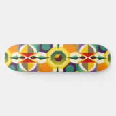 Multikleurige vorm 1 persoonlijk skateboard (Horizontaal)