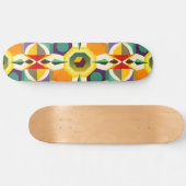 Multikleurige vorm 1 persoonlijk skateboard (Horizontaal)