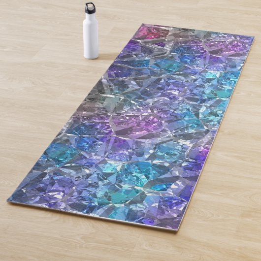 Multikleurkristal Yogamat (In situ)