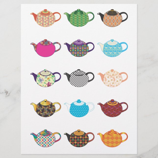 Multikolte Tea Kettles (Voorkant)