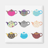 Multikolte Tea Kettles Magneet (Voorkant)