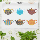 Multikolte Tea Kettles Theedoek (Gevouwen)