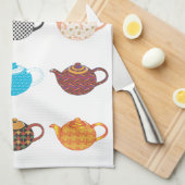 Multikolte Tea Kettles Theedoek (Quarter Fold)