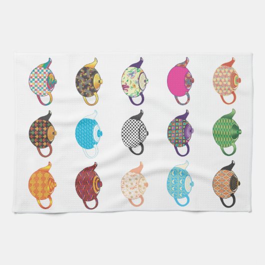 Multikolte Tea Kettles Theedoek (Horizontaal)