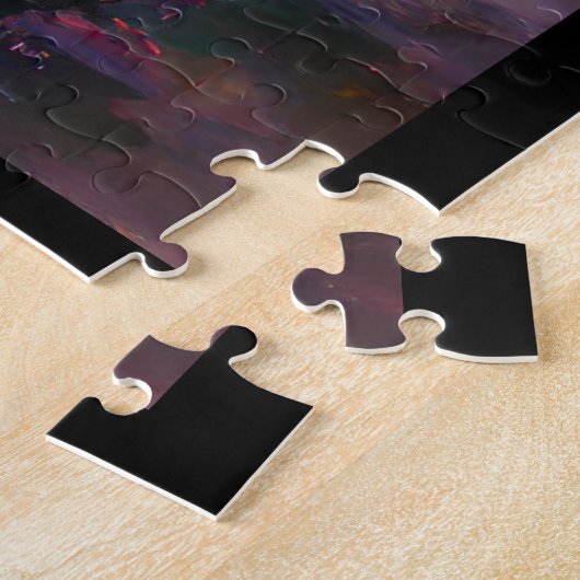 Multilayered droomkleurig legpuzzel (Zijkant)