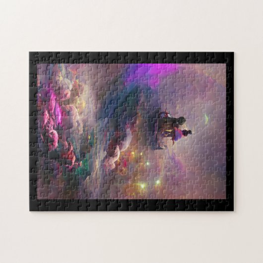 Multilayered droomkleurig legpuzzel (Horizontaal)