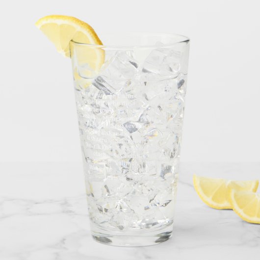 Multilingual Love Tumbler - Lichtroze (Voorkant ijs)