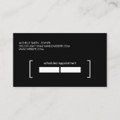 Multimedia / Benoeming Afsprakenkaartje (Achterkant)