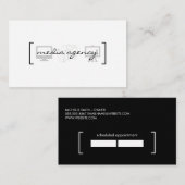 Multimedia / Benoeming Afsprakenkaartje (Voorkant / Achterkant)