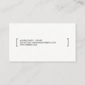 Multimedia Visitekaartje (Achterkant)