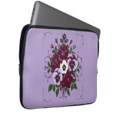Multimediabundel - Boeket Viooltjes Laptop Sleeve (Voorkant Rechts)