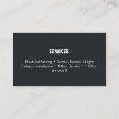 Multimeter Electricia Visitekaartje (Achterkant)