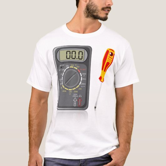 Multimeter Mens T-Shirt (Voorkant)