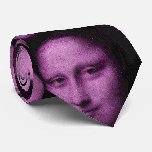 Multimona in roze stropdas (Opgerold)