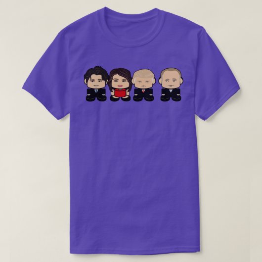 Multinational Side Eye POLITICOBOT Speelgoed Robot T-shirt (Design voorkant)