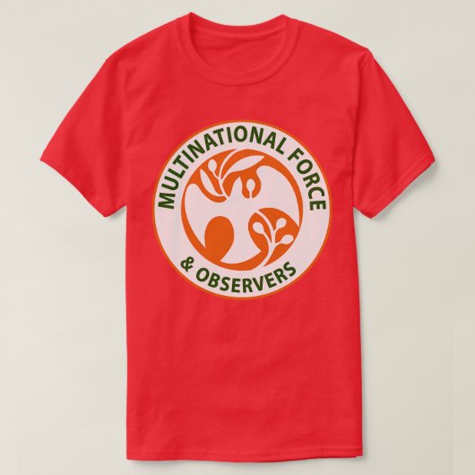 Multinationale waarnemers en MFO Insignia X T-shirt (Design voorkant)