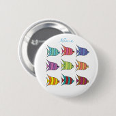 Multinorge Tropische vis Thunder_Cove Ronde Button 5,7 Cm (Voorkant /achterkant)