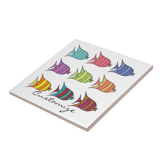 Multinorge Tropische vis Thunder_Cove Tegeltje (Zijkant)