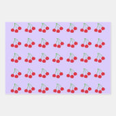 Multipack-papier voor kersen (drie vellen) inpakpapier vel (Voorkant)