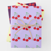 Multipack-papier voor kersen (drie vellen) inpakpapier vel (In situ)