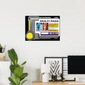 Multipass - geïnspireerd door het vijfde element poster (Thuiskantoor)