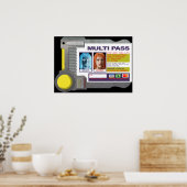 Multipass - geïnspireerd door het vijfde element poster (Keuken)
