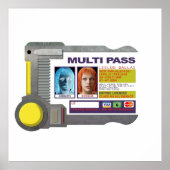 Multipass geïnspireerd door het vijfde element poster (Voorkant)