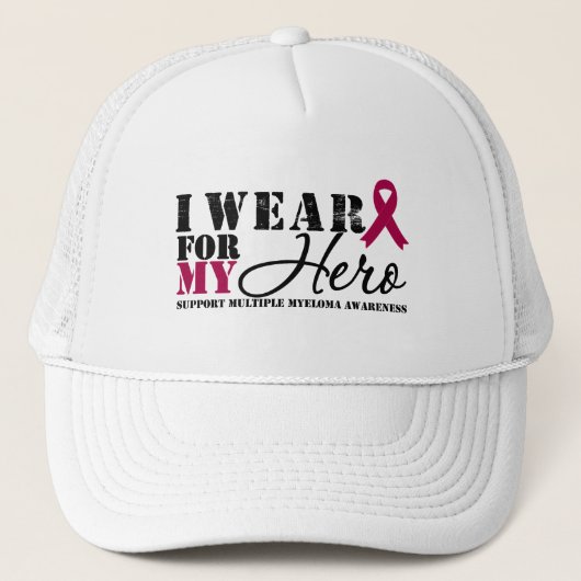 Multipel Myeloma Hero Ribbon Trucker Pet (Voorkant)