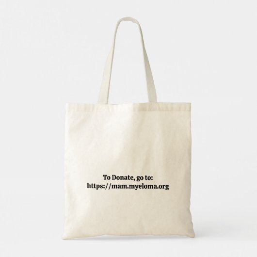 Multipel Myeloma Sucks Tote Bag (Achterkant)
