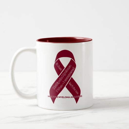 Multipel Myeloma Sucks Tweekleurige Koffiemok (Links)