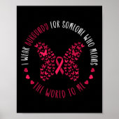 Multipel myeloom bewustzijn Ik Draag Bourgondië vo Poster (Voorkant)