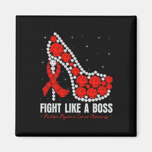 Multipel myeloom Bewustzijn Vecht Bloedkanker Zoal Magneet (Voorkant)