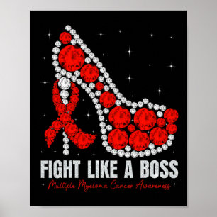 Multipel myeloom Bewustzijn Vecht Bloedkanker Zoal Poster