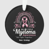 Multipel myeloom bewustzijn vechten we samen ornament (voorkant)