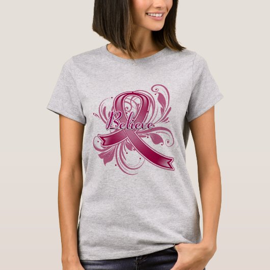 Multipel myeloom geloof Vlaams lintje T-shirt (Voorkant)