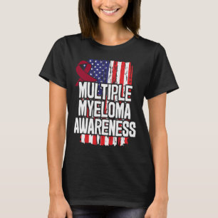Multipel myeloom geschenk - Bewustzijn van bloedka T-shirt