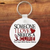 Multipel myeloom heeft een CURE 1 nodig Sleutelhanger (Voorkant)